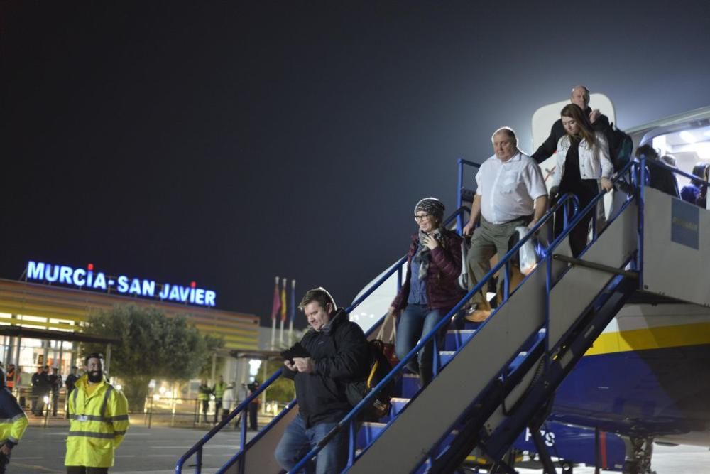 Último día de apertura del aeropuerto de San Javie