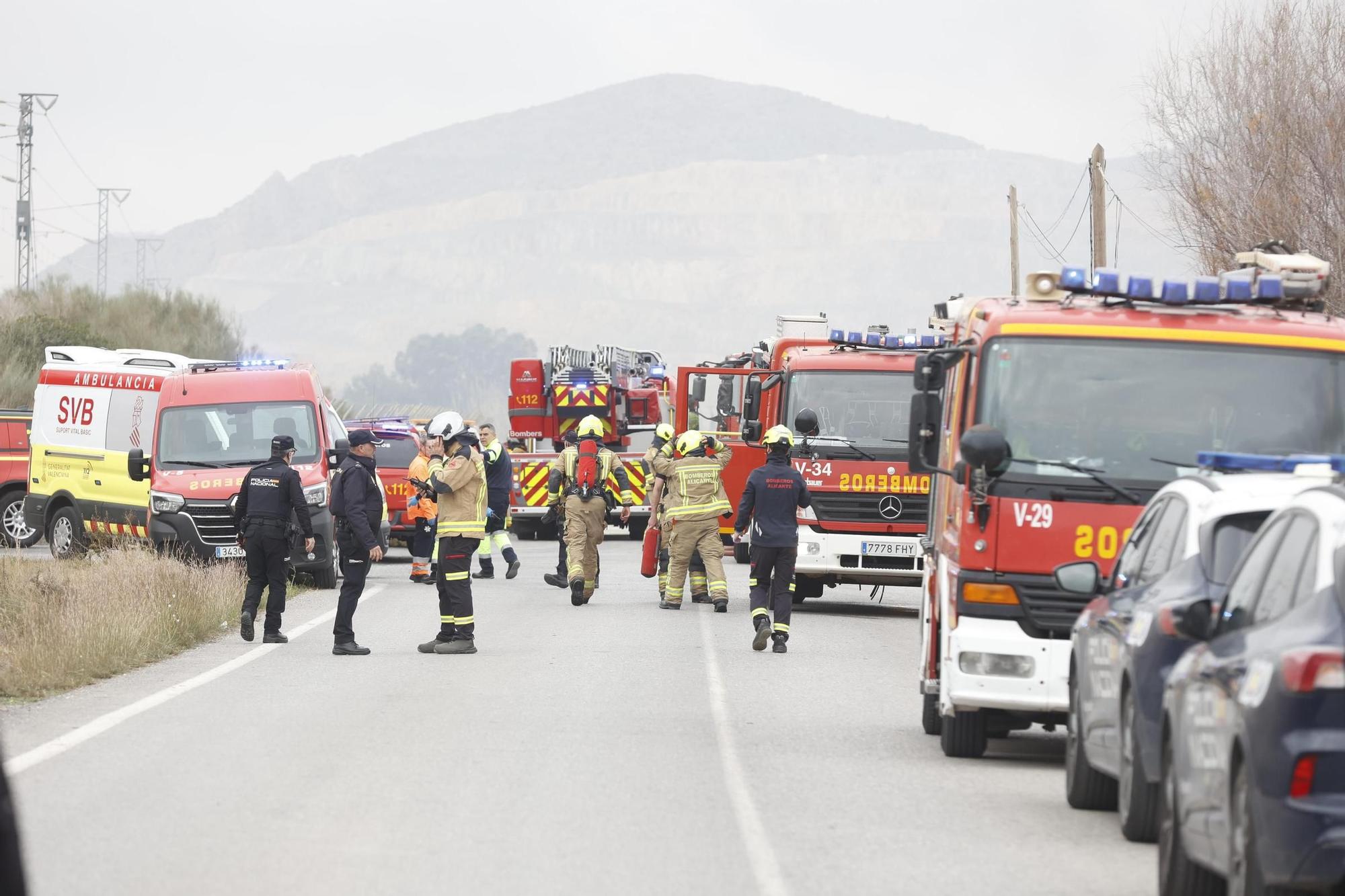 Grave explosión en la pirotecnia Hermanos Sirvent en Fontcalent, Alicante