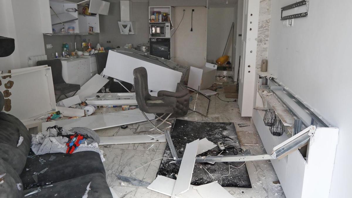 Vivienda destrazada en Font de la Pólvora