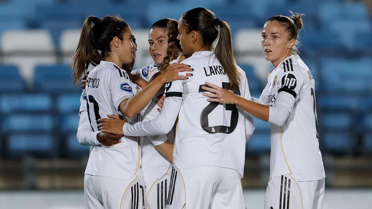 El Real Madrid Femenino intenta asegurarse el pase a la siguiente ronda de la Champions ante el Wolfsburgo