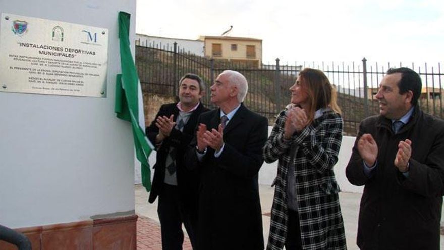 Luciano Alonso, durante el acto de inauguración.