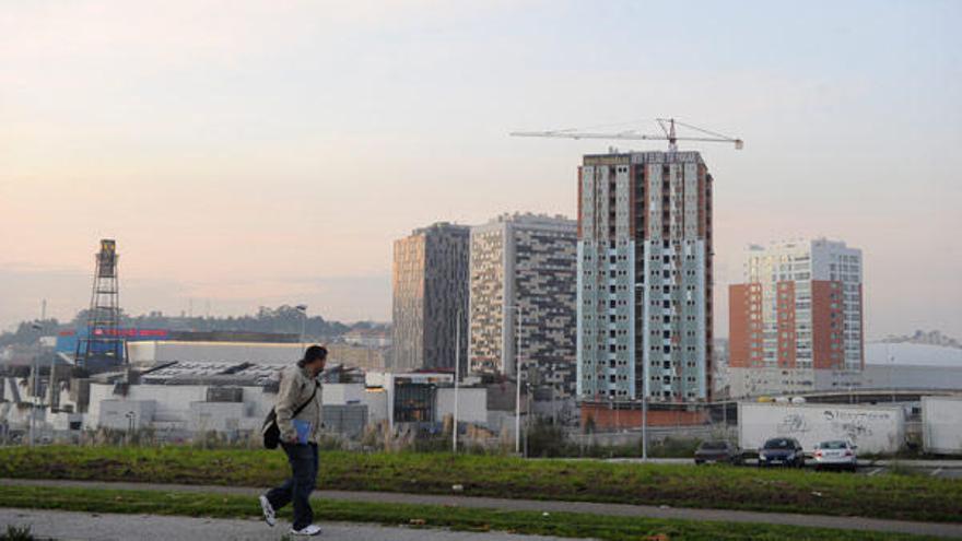 Vista de la urbanización de Someso.