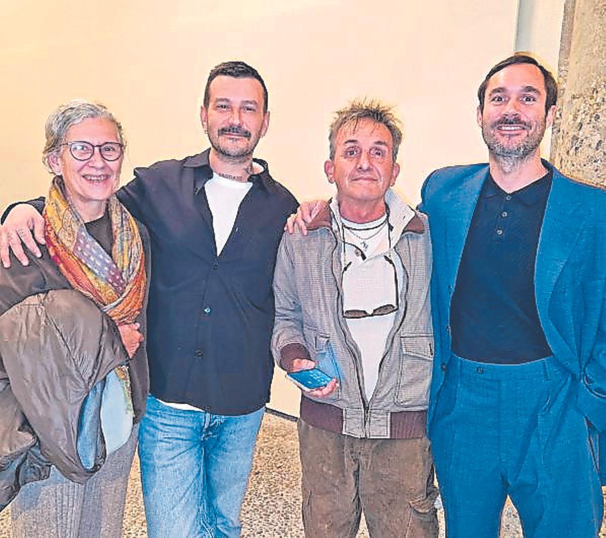 Lluisa Juli, Oriol Panades, Toni Om y Julià Panades