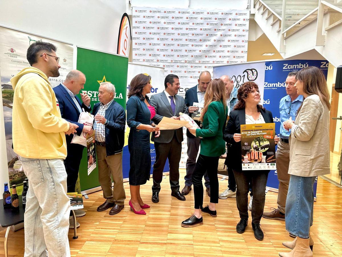 La presentación de las jornadas se llevaba a cabo en la sede de Ceclor.