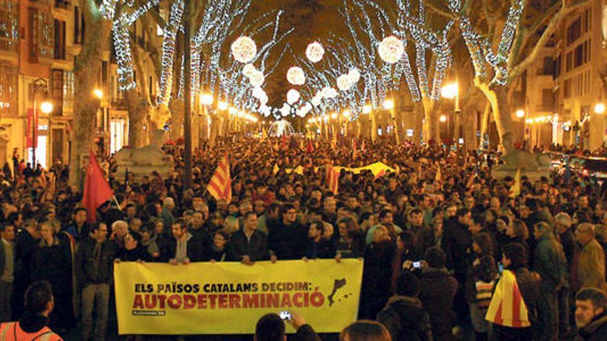 Intenso debate en el digital por la manifestación de la Diada de Mallorca