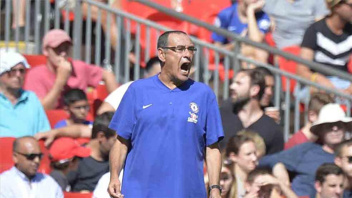 Maurizio Sarri habló de Hazard