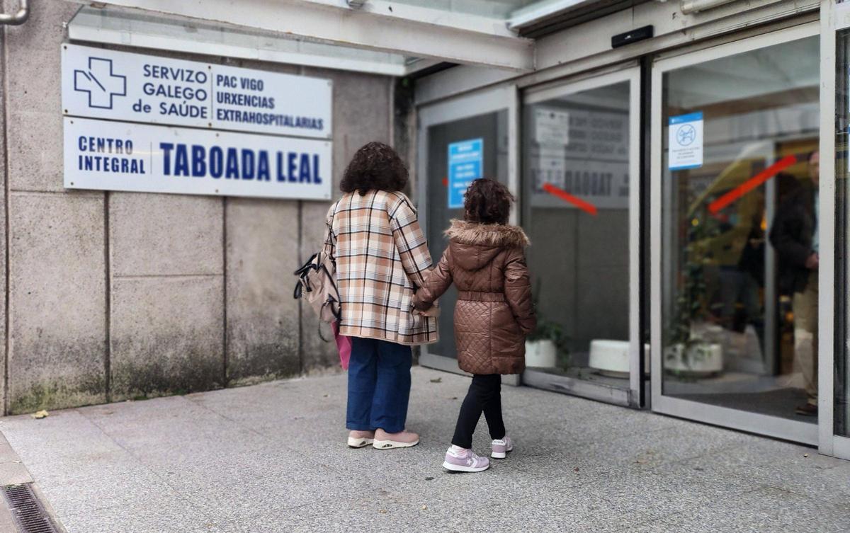 Entrada a un PAC de Vigo.