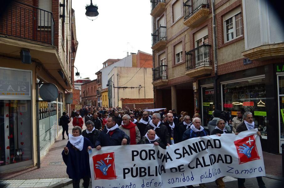 Manifestación por la Sanidad en Benavente