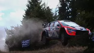 Tänak, líder del Rally Acrópolis por delante de Dani Sordo tras la primera jornada