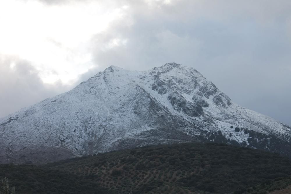 Nieve en la provincia, el último regalo de los Reyes.