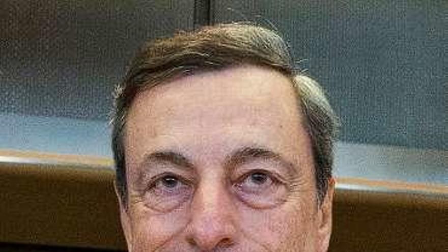 Mario Draghi, ayer.