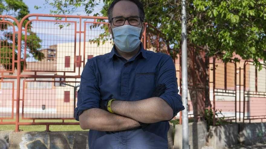 José María Mezquita, Chema para todo el mundo, con la mascarilla obligatoria para salir a la calle.