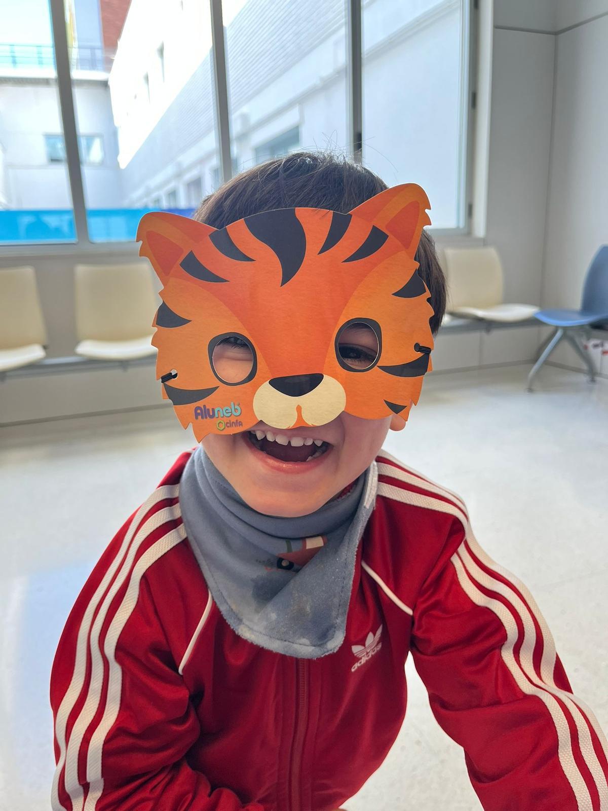 Enzo, en el Hospital Sant Joan de Déu de Barcelona.