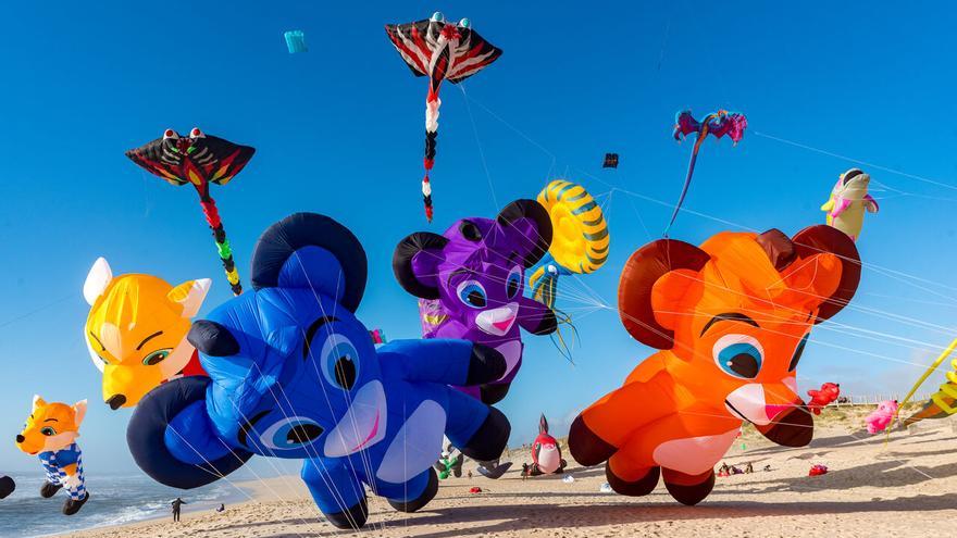 Magia para la vista: el festival de cometas que colorea el cielo de Portugal
