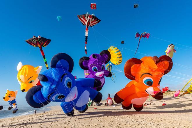 Magia para la vista: el festival de cometas que colorea el cielo de Portugal