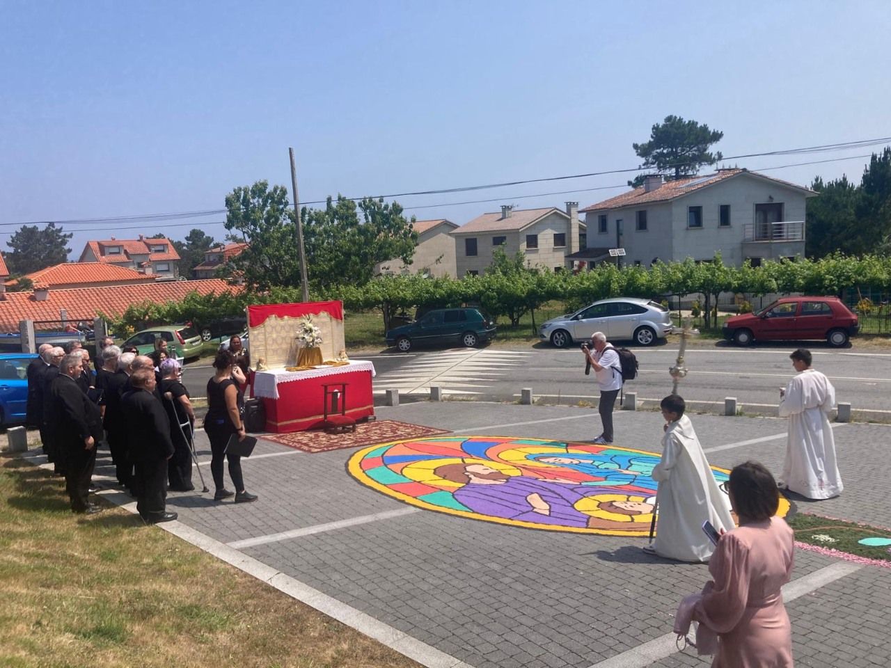 Así se vive este finde la fiesta de Sacramento en San Vicente de O Grove.