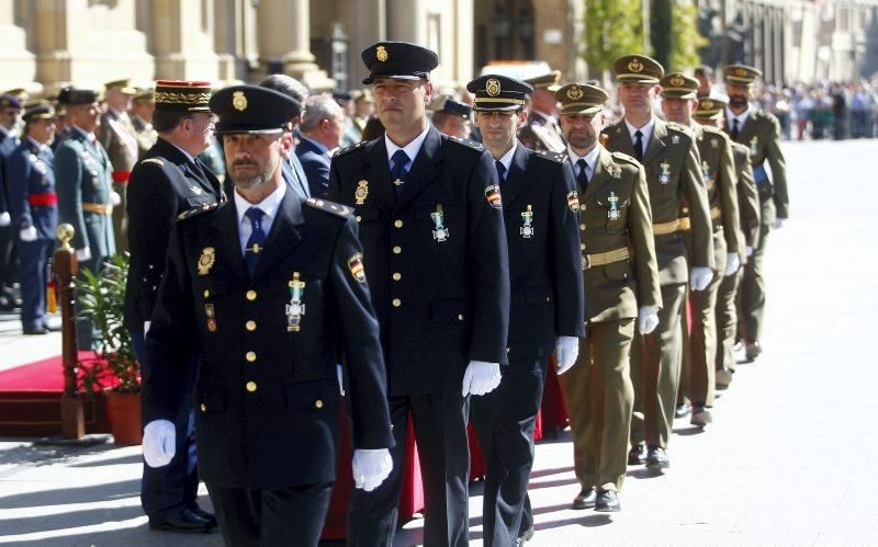 La Guardia Civil rinde homenaje a la Virgen del Pilar, su patrona.