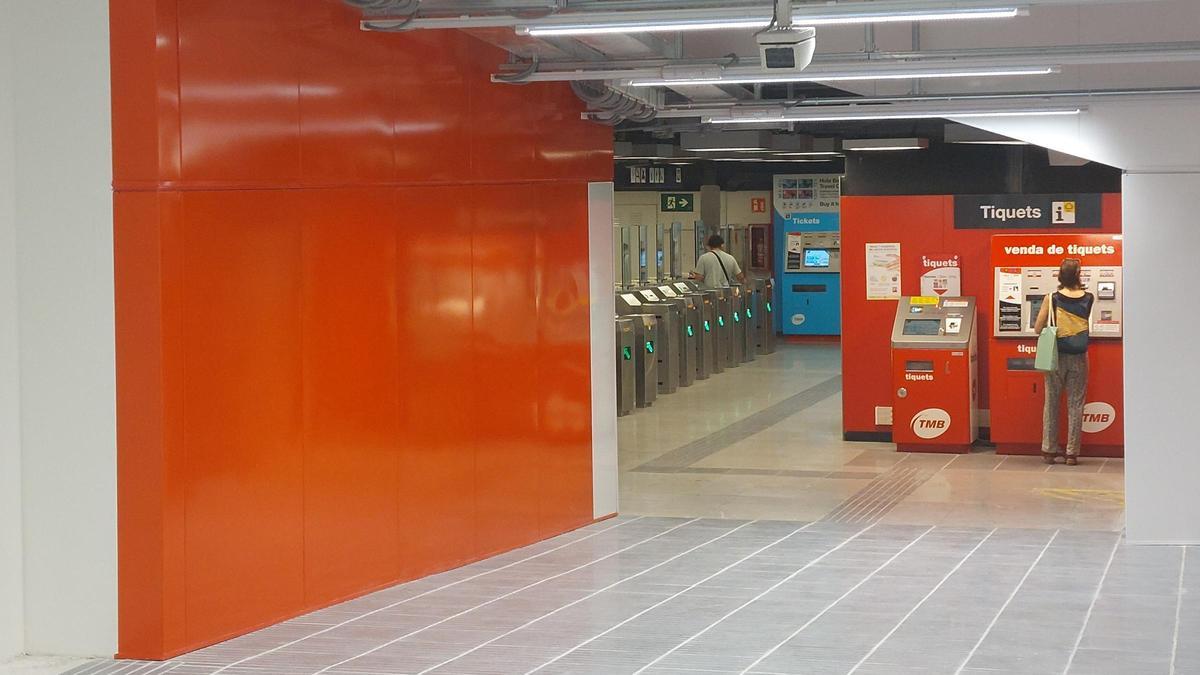 Nuevo acceso al metro de Glòries desde la calle Badajoz