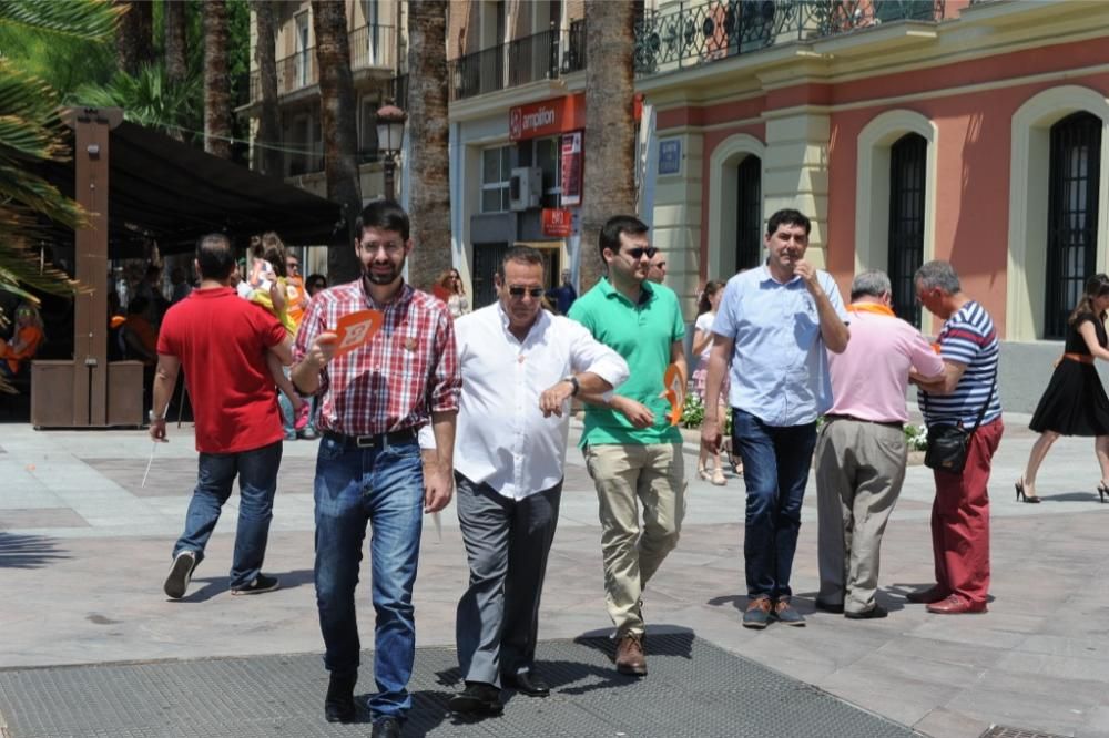 Albert Rivera visita Murcia y Los Alcázares