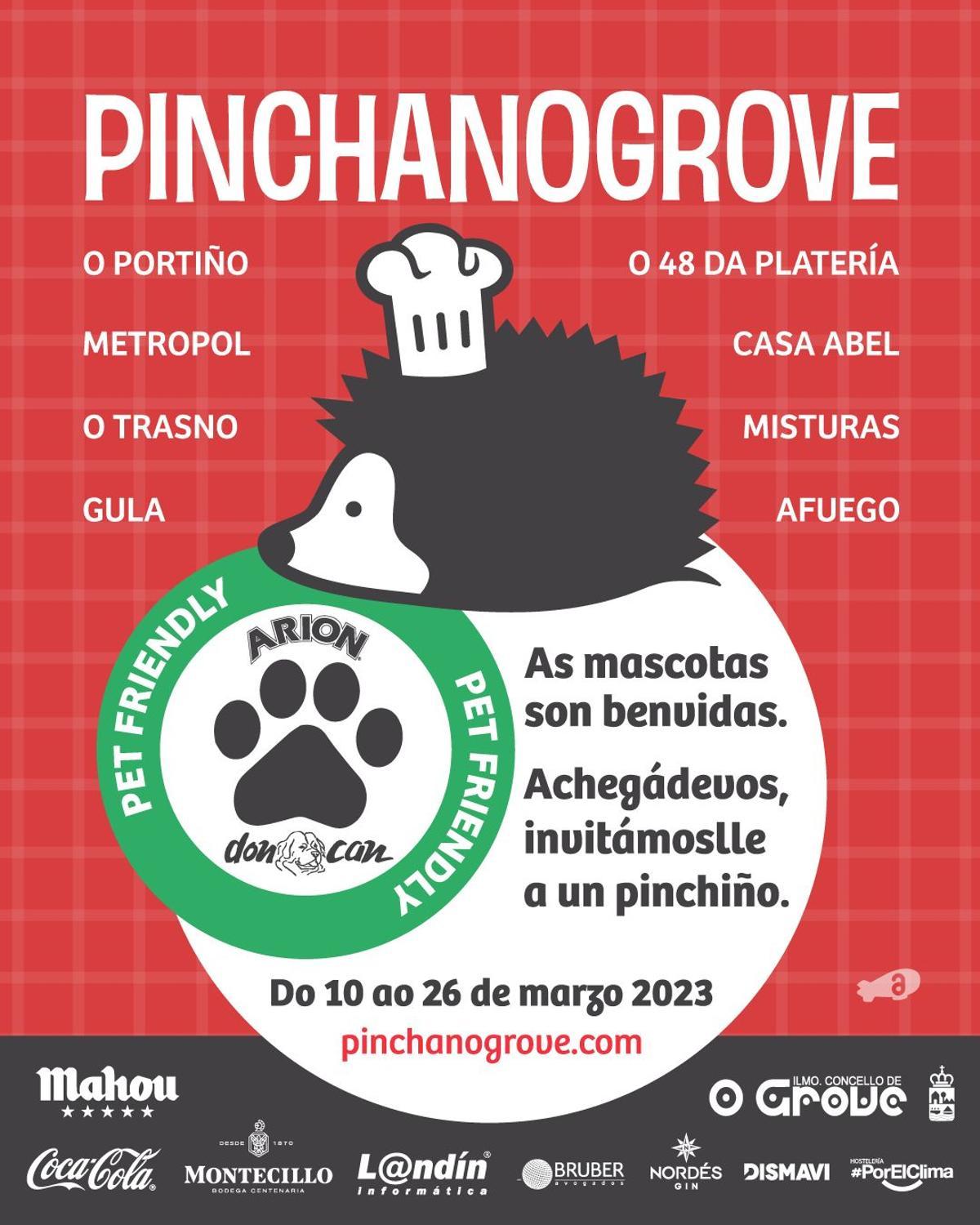 El cartel de &quot;Pinchanogrove&quot;.