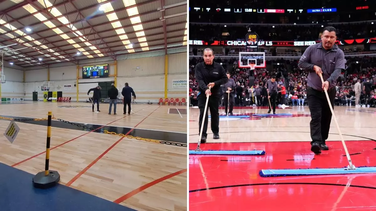 Cuando el parqué patina: Mieres se "hermana" con los Chicago Bulls en la NBA… climática