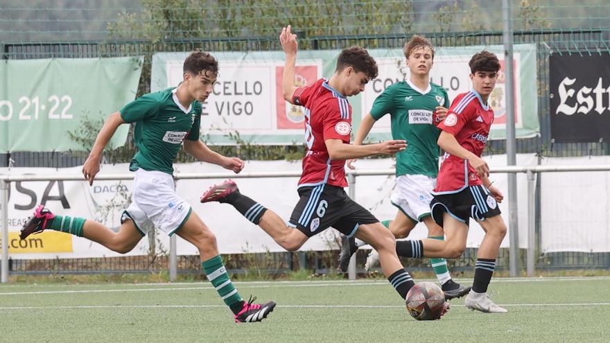 Sufrida victoria del Celta en el derbi juvenil