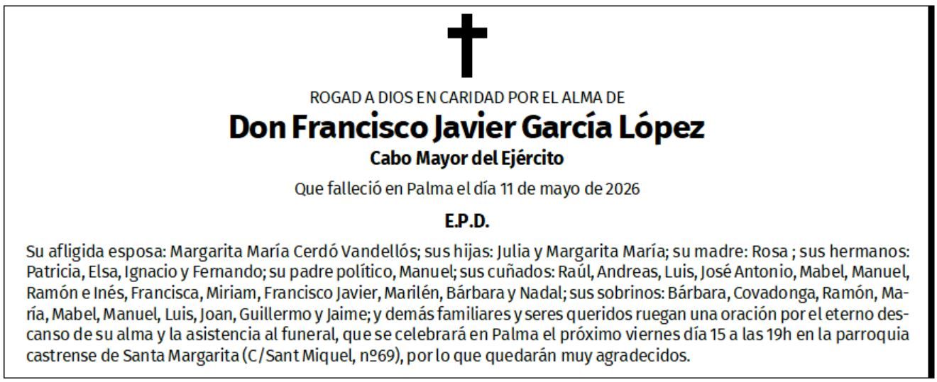 Don Francisco Javier García López