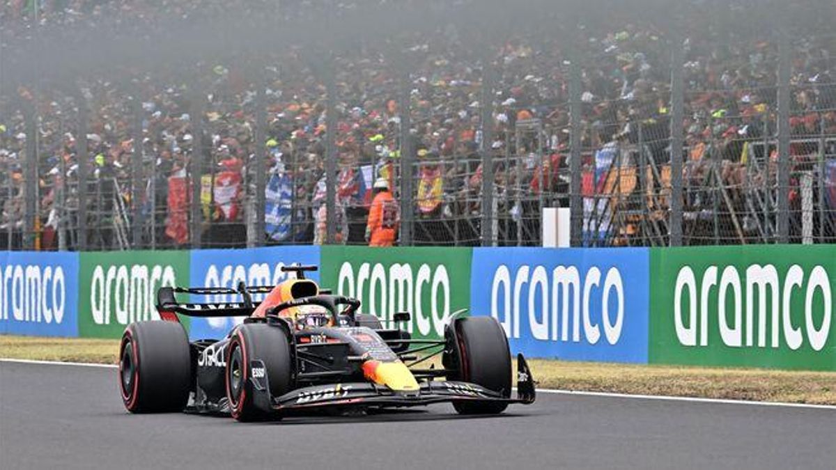 Verstappen, en el circuito de Hungaroring.