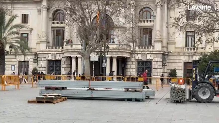 La jaula de las "mascletaes" llega a las Fallas 2026