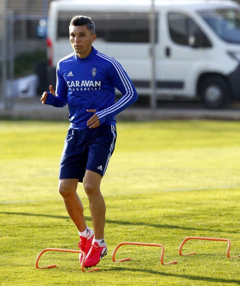 Entrenamiento del Real Zaragoza, 25 de febrero