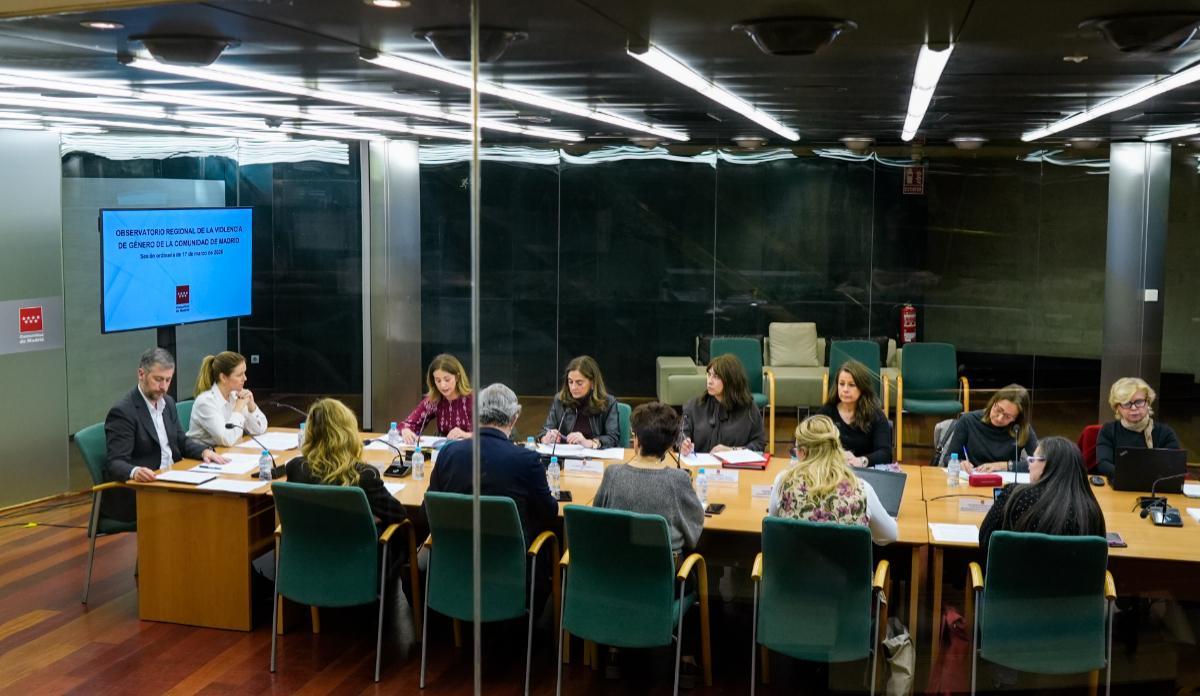 Imagen de la reunión del Observatorio Regional de la Violencia de Género.