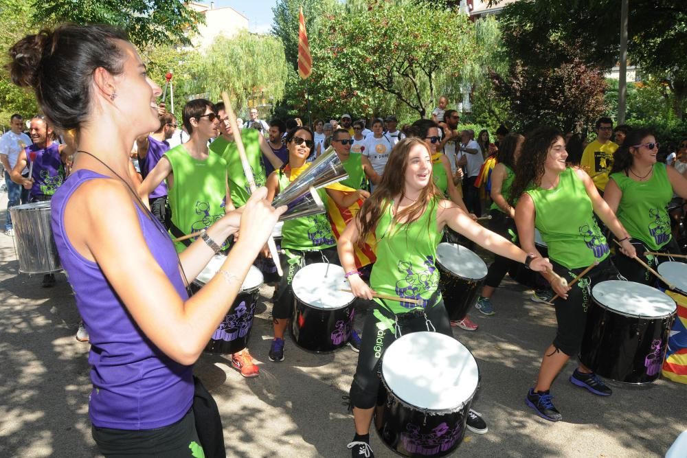 Macrogaleria de la Diada a Berga