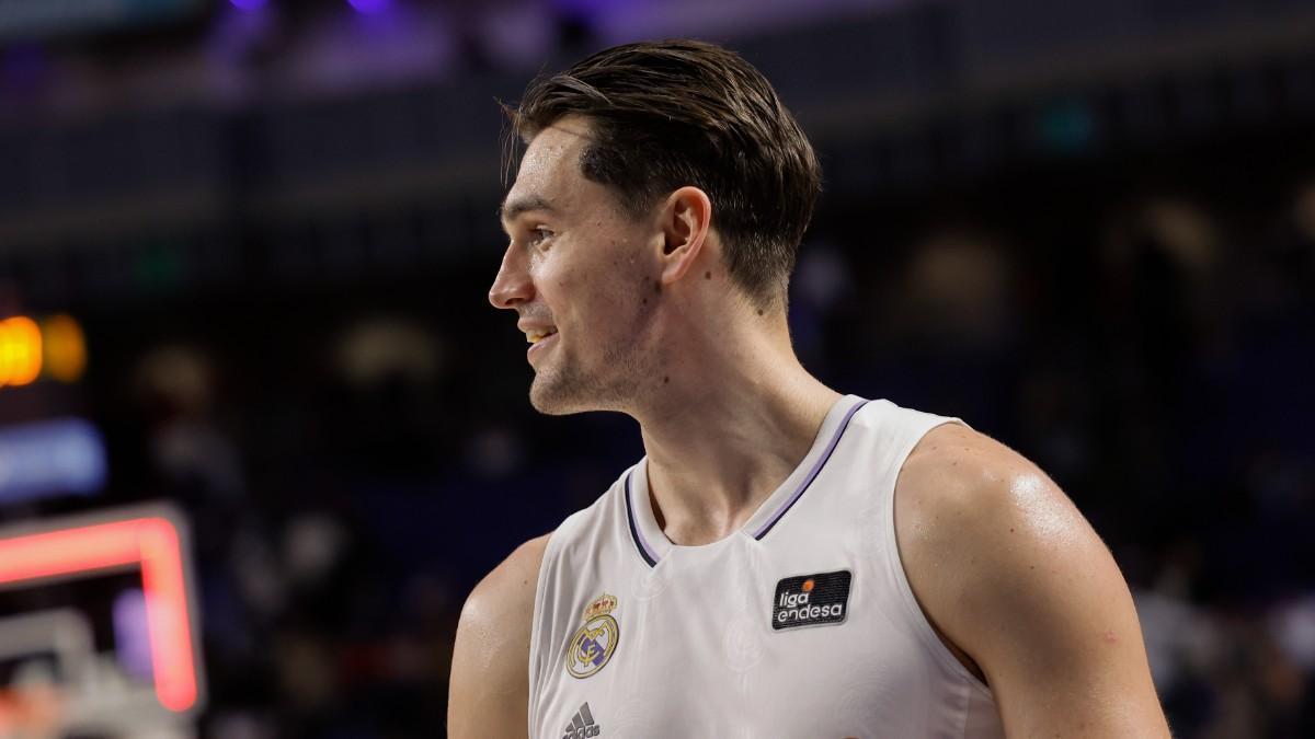 Mario Hezonja, con el Real Madrid