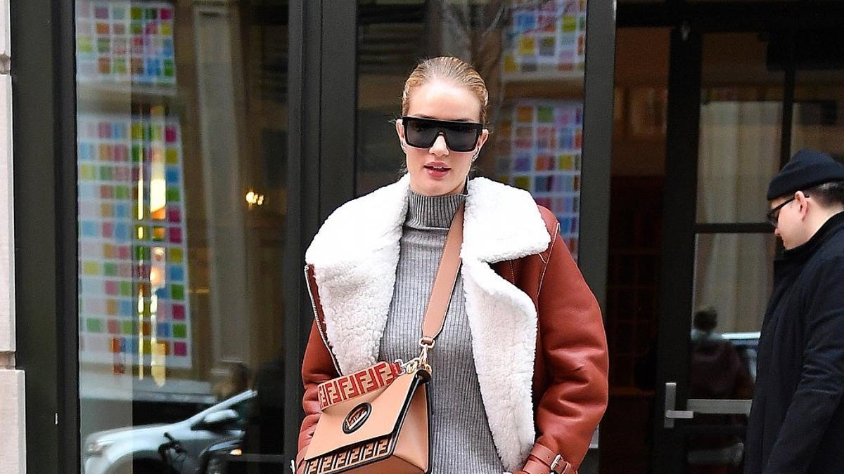 Rosie Huntington en NY