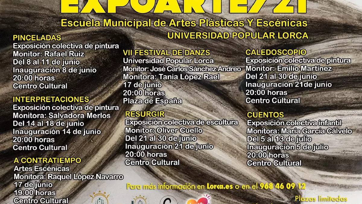 Cartel de Expoarte en Lorca