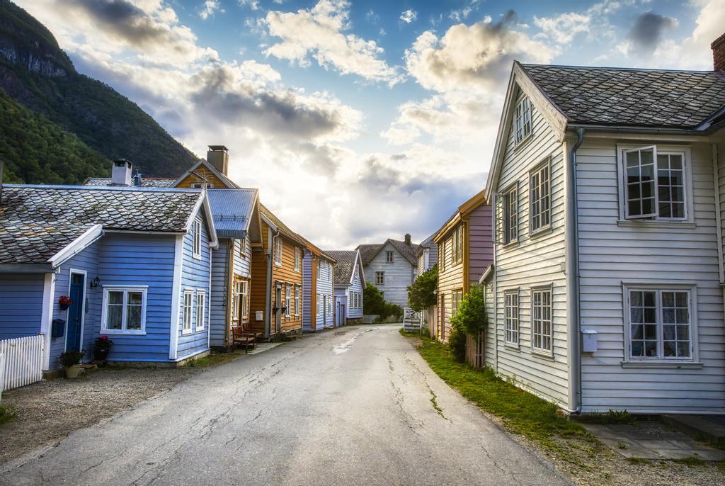 El túnel más largo de Europa conecta Lærdal con Aurland.