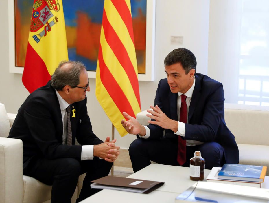 Reunió entre Quim Torra i Pedro Sánchez