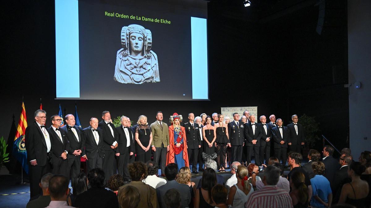 La Real Orden de la Dama de Elche celebra el 129 aniversario del hallazgo del busto