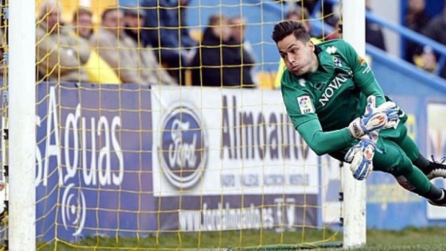 El guardameta riojano Javi Jiménez alcanzó un acuerdo para pertenecer a la disciplina del Compostela hasta final de temporada. superdeporte