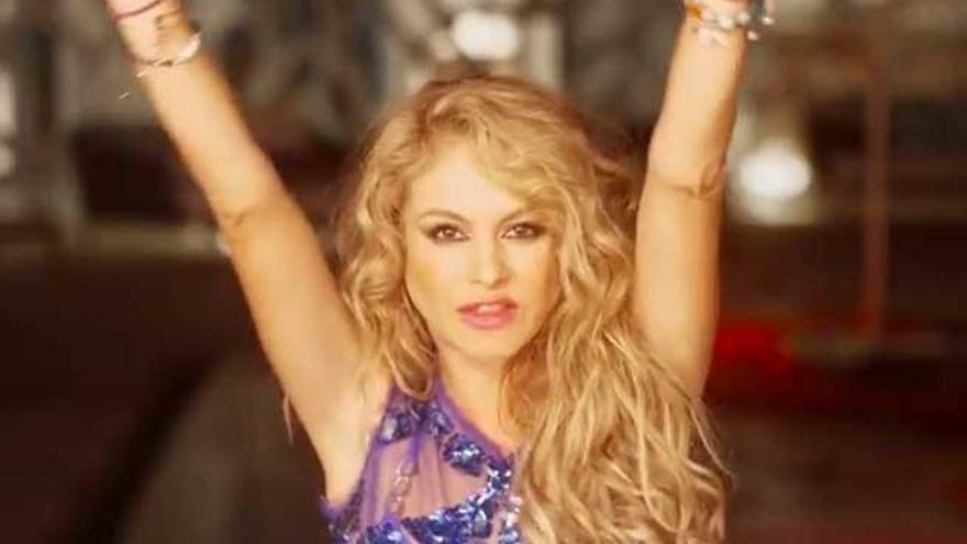 La cantante mexicana en una imagen del videoclip.