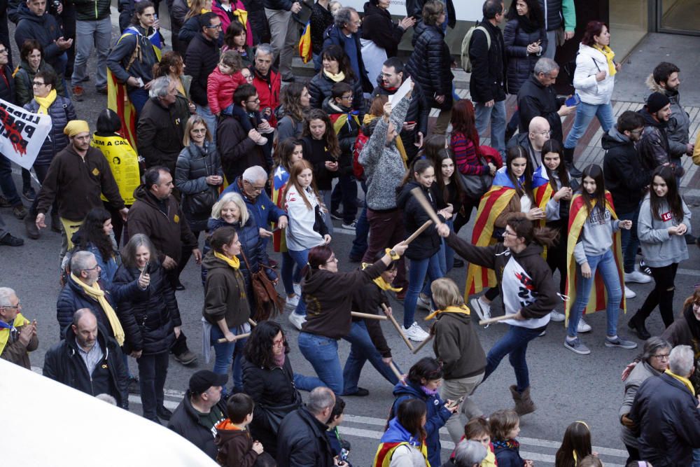 Manifestació a Girona del 21 de febrer.