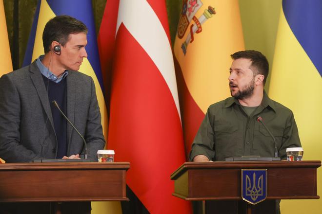 Pedro Sánchez visita Kiev