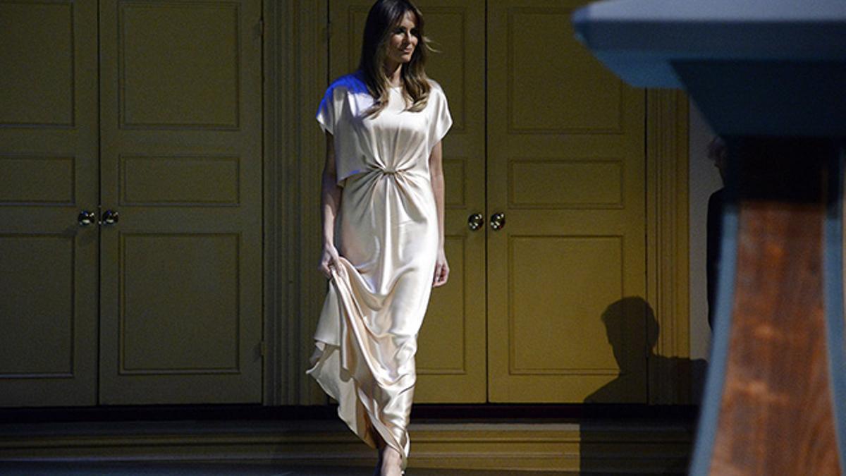 Melania Trump en la gala en el Ford's Theatre de Washington