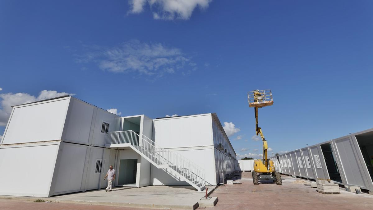 Colegio en prefabricadas que acogerá a los alumnos del Colegio Público Inmaculada mientras se construye su nuevo centro