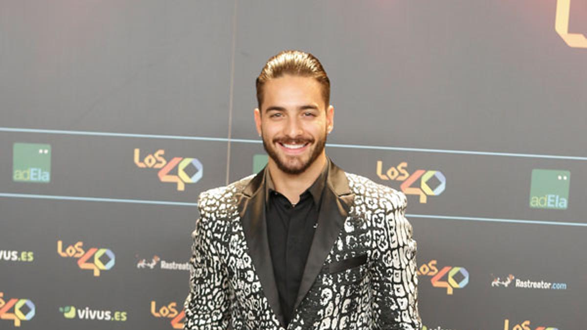 Maluma en la fiesta de Los 40