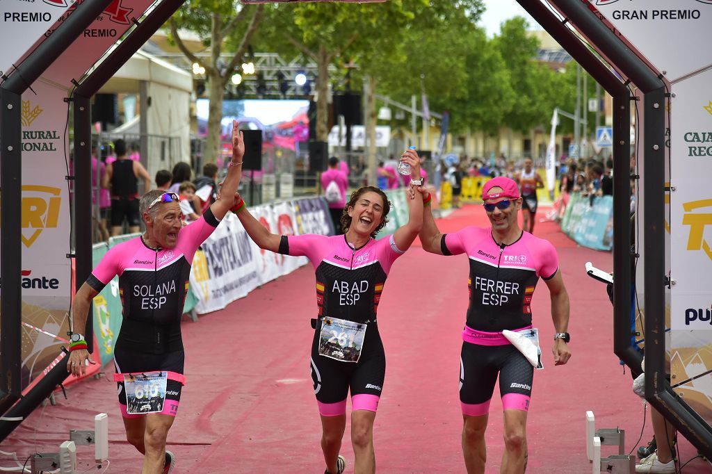 Llegada del triatlón de Fuente Álamo (I)