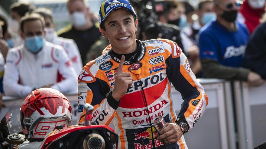 Marc Márquez, ganador de MotoGP 2021 en el circuito de Misano Marco Simoncelli