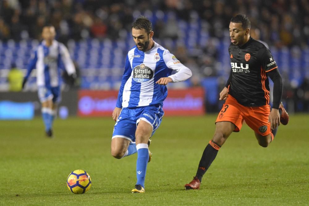 El Dépor cae en Riazor ante el Valencia