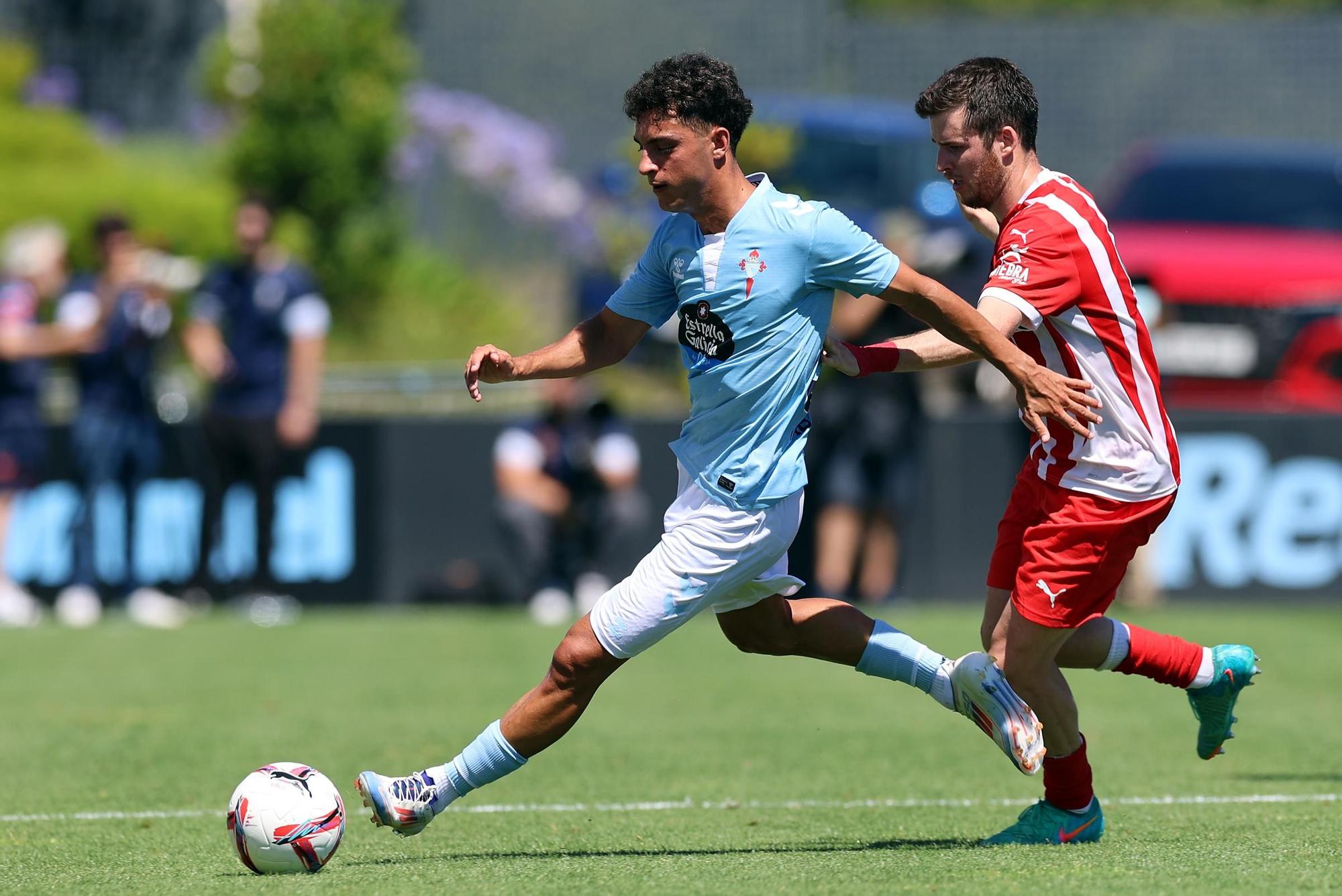 Las imágenes del amistoso Celta 2 - 1 Sporting de Gijón, en Afouteza