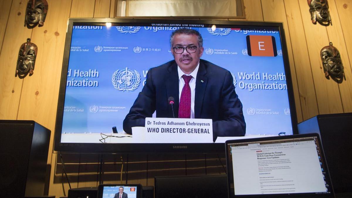 El director general de la OMS, Tedros Adhanom Ghebreyesus